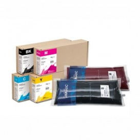 Compatible PHP, Tinta pigmentada compatible con plóters Mimaki, Roland, Epson y Mutoh - Bolsa 1L