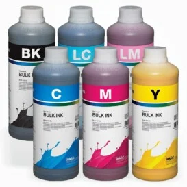 6 frascos de tintas pigmentadas Pigmentadas