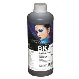 DTI SubliNova Smart, Tintas de sublimación para cabezales DX4 y DX5 | Botellas 1 litro - K (Negro)