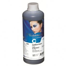 DTI SubliNova Smart, Tintas de sublimación para cabezales DX4 y DX5 | Botellas 1 litro - C (Cian)