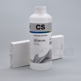EECS, Solución de Limpieza para tintas eco-solventes | en Botella 1L y Cartucho 220ml