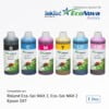 Tintas ecosolventes InkTec Econova Maple. Para Epson DX7, Rolan Eco-Sol Max 2 y Max 3. Botellas de litro en 6 colores