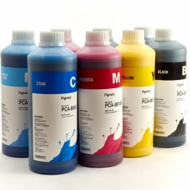 PCA, Tinta pigmentada compatible con plóters Canon iPF8000S/8300S/8400S - Botella 1L