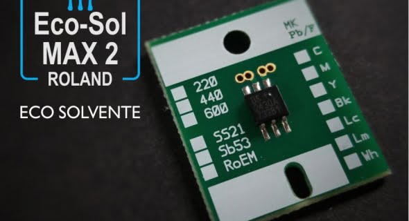 Chip EcoSol Max2 440ml para Roland