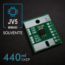 Chip compatível com plotters de tinta solvente Mimaki JV5