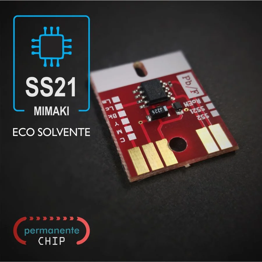 Compatível com chip permanente Mimaki SS21