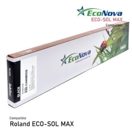 Cartucho de tinta EcoSolvente Roland Eco-Sol MAX de InkTec. Color negro
