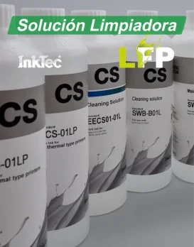 Soluções de limpeza de plotadoras