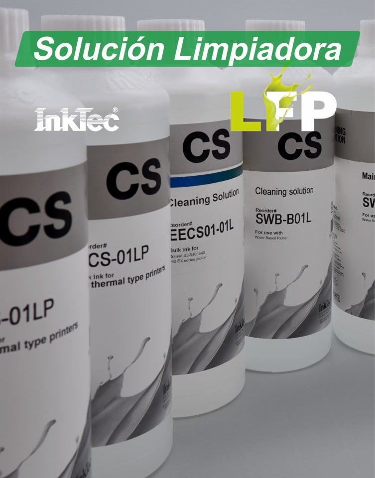 Líquidos limpiadores Plóter