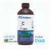 Tinta UV Mimaki LUS120 compatible, para Mimaki UCJV150, UCJV300, JFX500, JFX600, SIJ-320UV, UJF-3042, UJF-7151, UJV55 - Botella 1L + Chip - cian